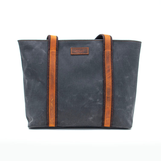 Design 05 Kanvas Kumaş - Deri Kadın Siyah Omuz Çanta