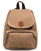 Gillario Design 04 Kanvas Kumaş - Deri Kadın Camel Sırt Çantası - Görünüm 1 #camel