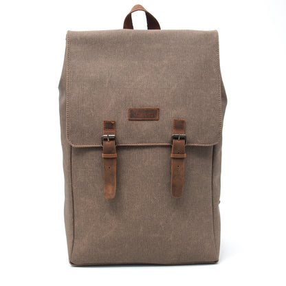 Design02 Kanvas Deri Vizon 15.6 Inch Laptop Sırt Çantası