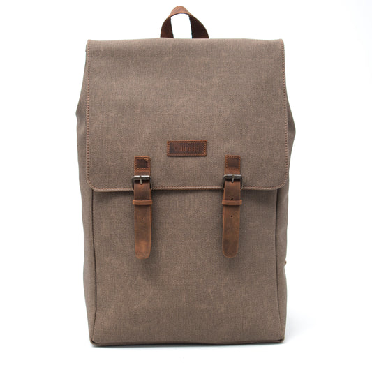 Design02 Kanvas Deri Vizon 15.6 Inch Laptop Sırt Çantası