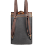 Gillario Gillario DESIGN02 15.6 Inch Siyah Kanvas (Deri Kapak) Laptop Sırt Çantası - Görünüm 3 #siyah
