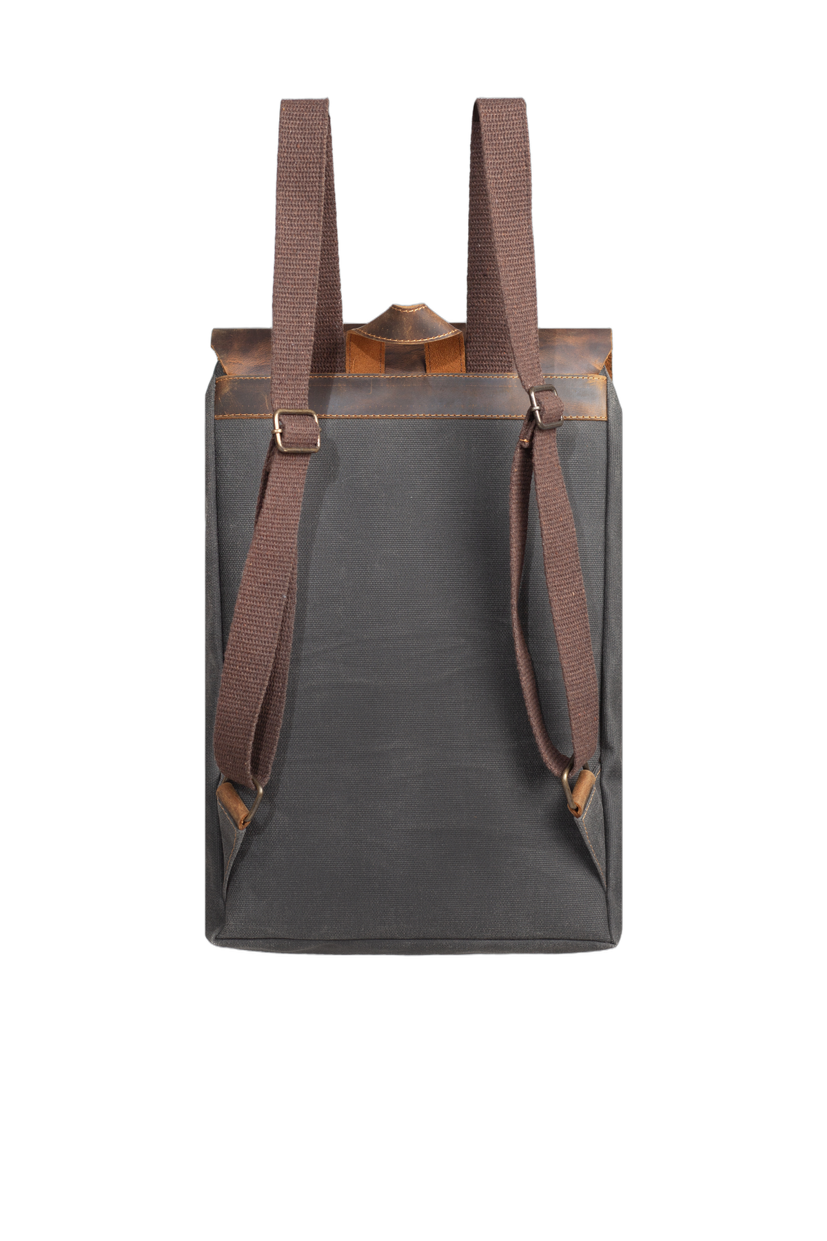 Gillario Gillario DESIGN02 15.6 Inch Siyah Kanvas (Deri Kapak) Laptop Sırt Çantası - Görünüm 3 