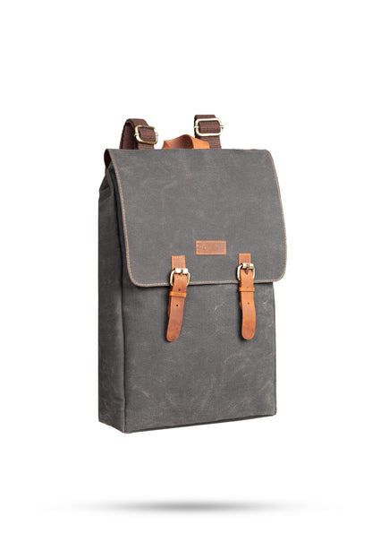 Gillario DESIGN02 15.6 Inch Siyah Kanvas Laptop Sırt Çantası