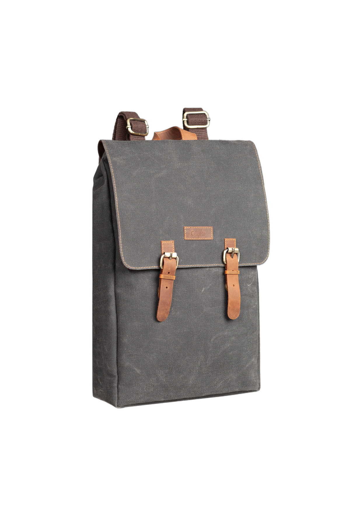 Gillario Gillario DESIGN02 15.6 Inch Siyah Kanvas Laptop Sırt Çantası - Görünüm 1 #siyah
