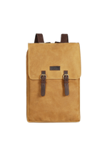 Gillario Gillario DESIGN02 15.6 Inch Hardal Kanvas Laptop Sırt Çantası - Görünüm 1 