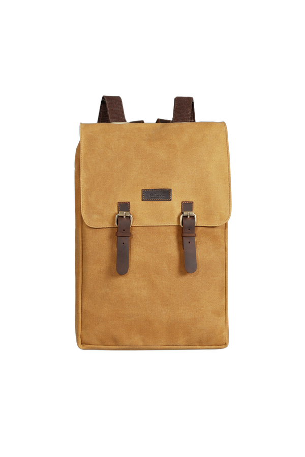 Design 02 15.6 Inch Hardal Kanvas Laptop Sırt Çantası