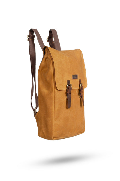 Gillario DESIGN02 15.6 Inch Hardal Kanvas Laptop Sırt Çantası