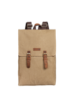 Gillario Gillario DESIGN02 15.6 Inch Camel Kanvas Laptop Sırt Çantası - Görünüm 1 