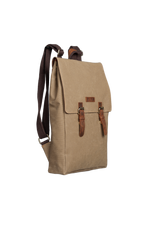 Gillario Gillario DESIGN02 15.6 Inch Camel Kanvas Laptop Sırt Çantası - Görünüm 2 