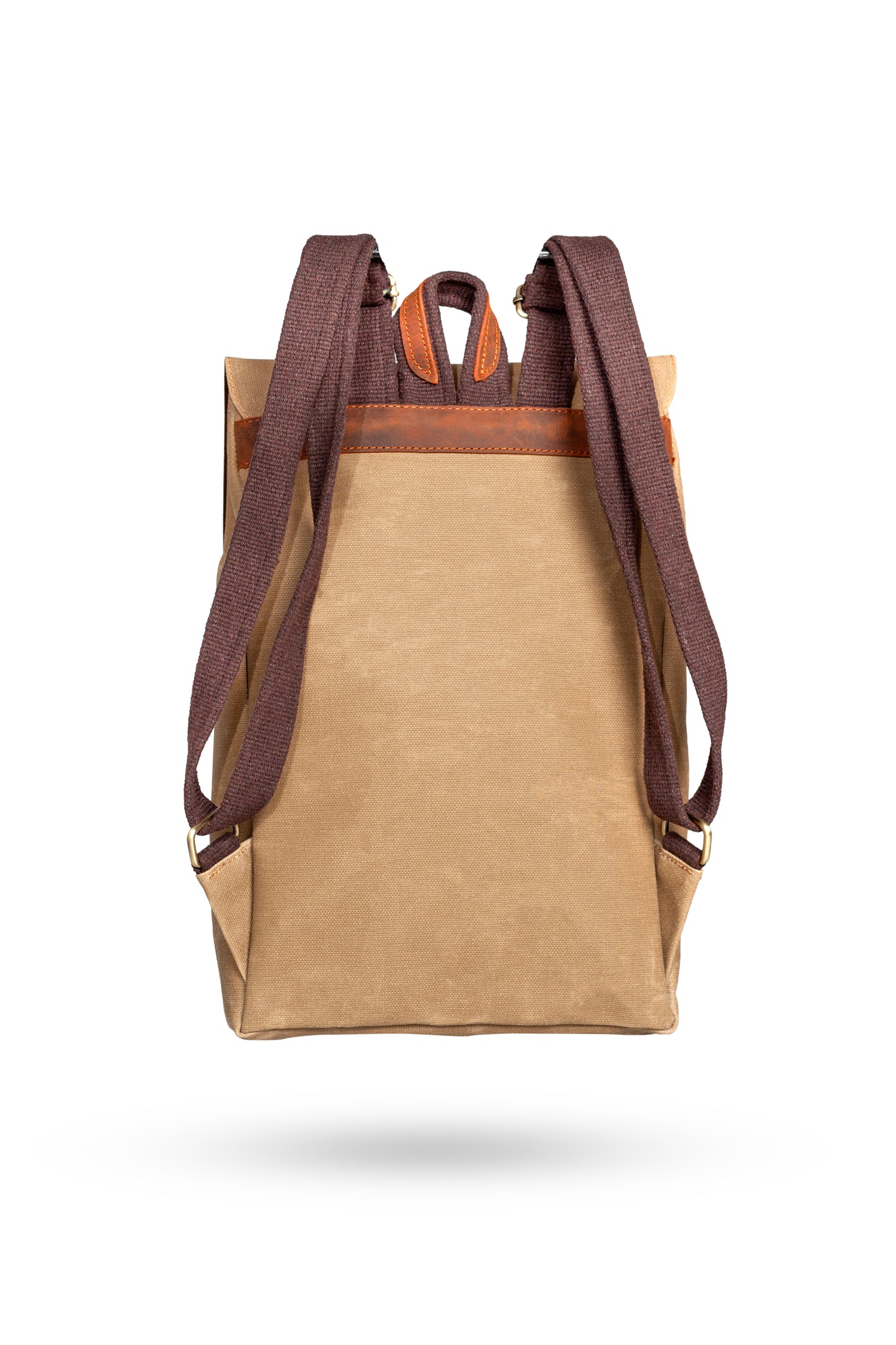 Gillario DESIGN02 15.6 Inch Camel Kanvas Laptop Sırt Çantası