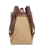 Gillario Gillario DESIGN02 15.6 Inch Camel Kanvas Laptop Sırt Çantası - Görünüm 3 #vizon