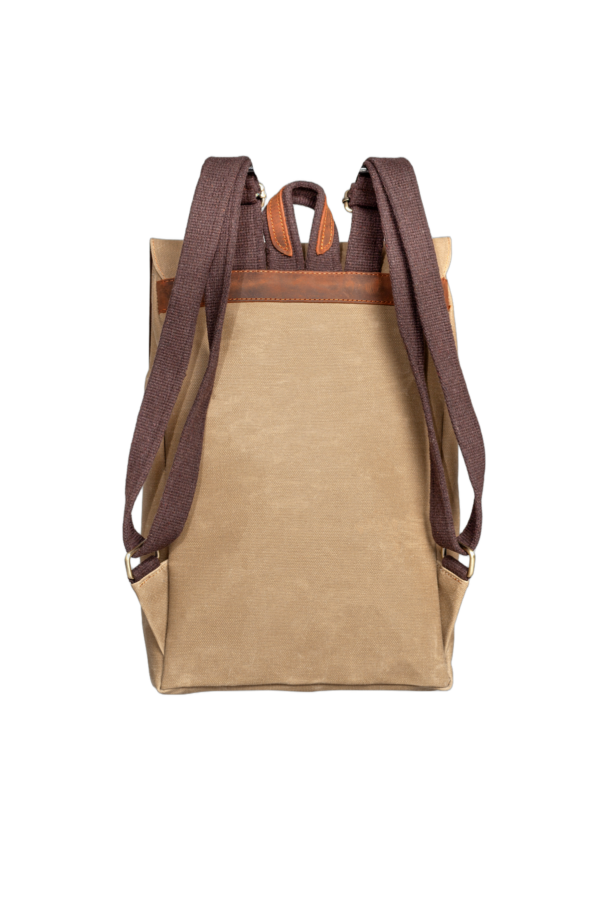 Gillario Gillario DESIGN02 15.6 Inch Camel Kanvas Laptop Sırt Çantası - Görünüm 3 #vizon
