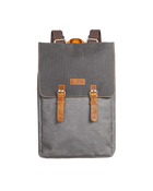 Gillario Gillario DESIGN02 15.6 Inch Gri Kanvas (Siyah Kanvas Kapak) Laptop Sırt Çantası - Görünüm 1 #siyah