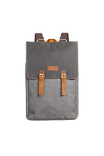 Gillario Gillario DESIGN02 15.6 Inch Gri Kanvas (Siyah Kanvas Kapak) Laptop Sırt Çantası - Görünüm 1 
