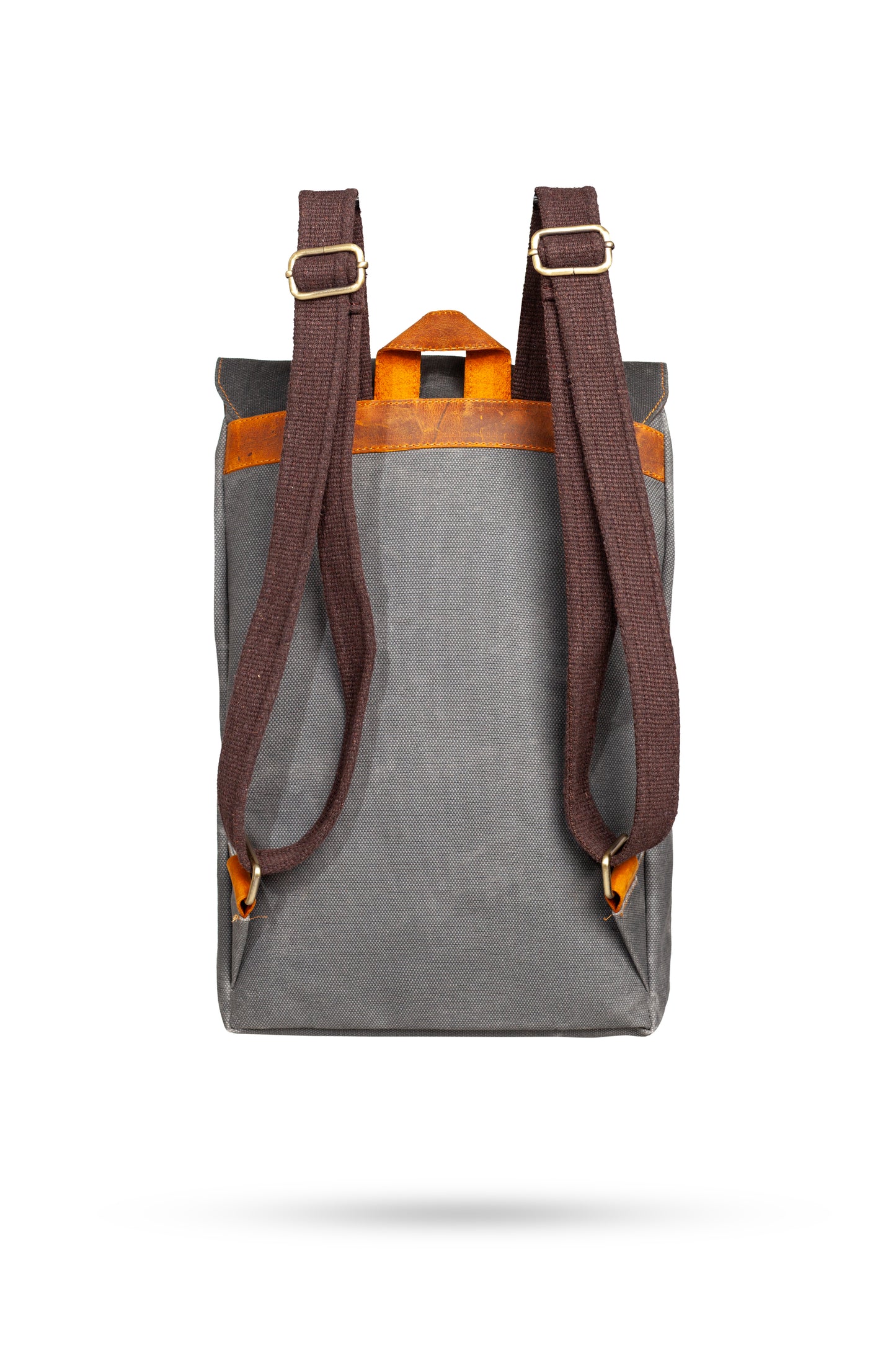 Gillario DESIGN02 15.6 Inch Gri Kanvas (Siyah Kanvas Kapak) Laptop Sırt Çantası