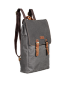 Gillario Gillario DESIGN02 15.6 Inch Gri Kanvas (Siyah Kanvas Kapak) Laptop Sırt Çantası - Görünüm 2 #siyah