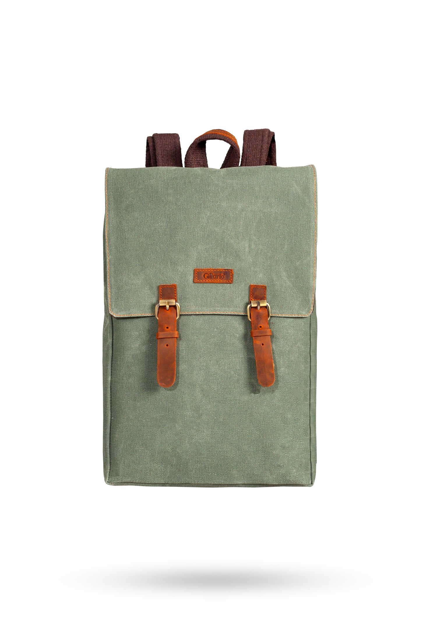 Gillario DESIGN02 15.6 Inch Haki Yeşil Kanvas Laptop Sırt Çantası
