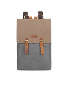 Gillario Gillario DESIGN02 15.6 Inch Gri Kanvas (Vizon Kapak) Laptop Sırt Çantası - Görünüm 1 #vizon