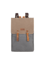 Gillario Gillario DESIGN02 15.6 Inch Gri Kanvas (Vizon Kapak) Laptop Sırt Çantası - Görünüm 1 