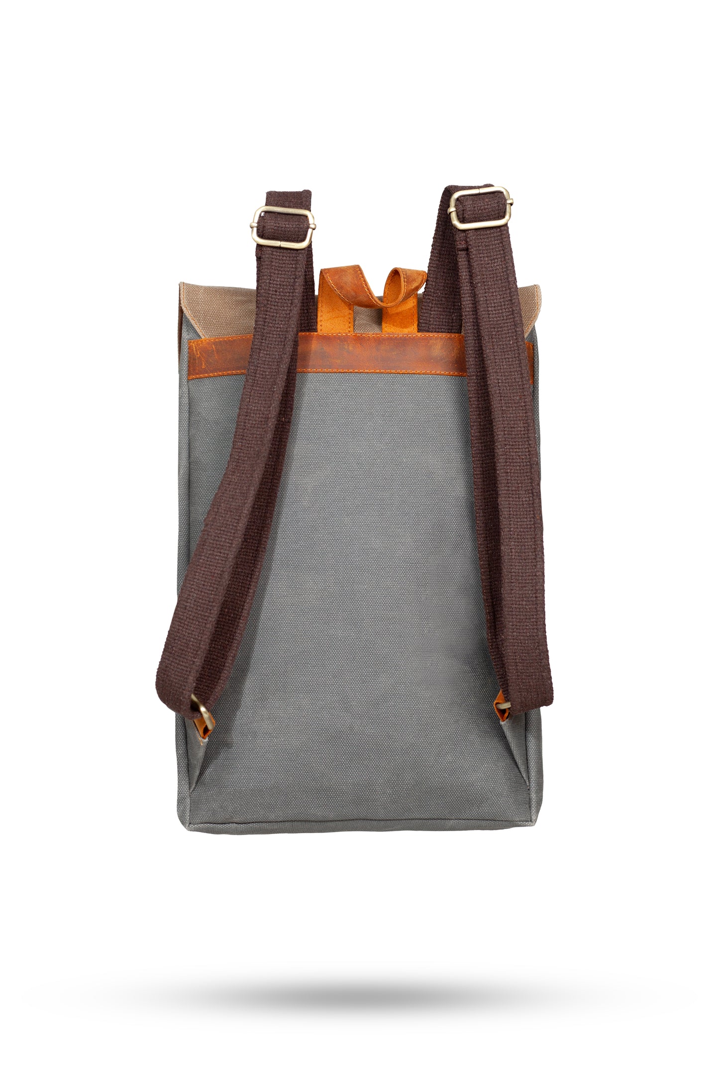 Gillario DESIGN02 15.6 Inch Gri Kanvas (Vizon Kapak) Laptop Sırt Çantası