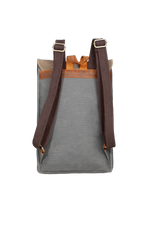 Gillario Gillario DESIGN02 15.6 Inch Gri Kanvas (Vizon Kapak) Laptop Sırt Çantası - Görünüm 3 