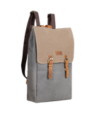 Gillario Gillario DESIGN02 15.6 Inch Gri Kanvas (Vizon Kapak) Laptop Sırt Çantası - Görünüm 2 #vizon