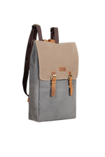 Gillario Gillario DESIGN02 15.6 Inch Gri Kanvas (Vizon Kapak) Laptop Sırt Çantası - Görünüm 2 