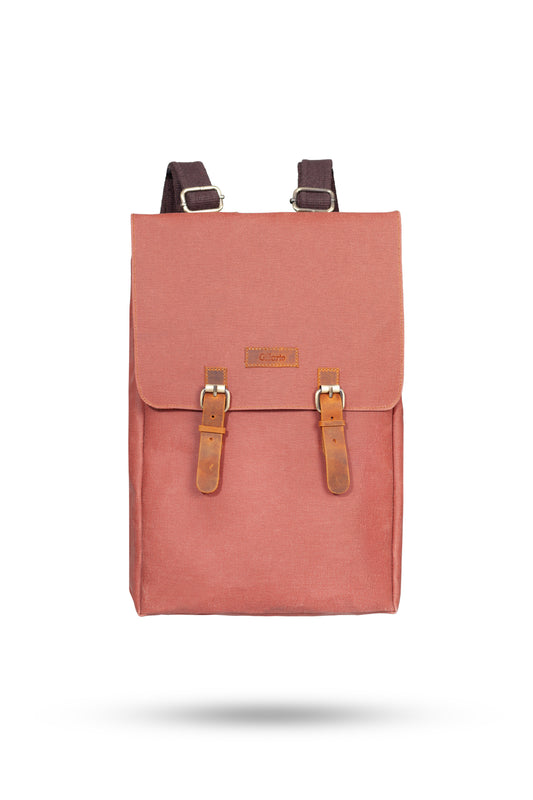 Gillario DESIGN02 15.6 Inch Kiremit Kanvas Laptop Sırt Çantası