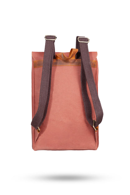 Gillario DESIGN02 15.6 Inch Kiremit Kanvas Laptop Sırt Çantası