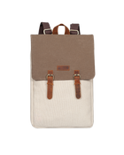 Gillario Gillario DESIGN02 15.6 Inch Bej Kanvas (Vizon Kapak) Laptop Sırt Çantası - Görünüm 1 #vizon