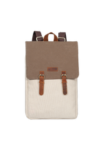 Gillario Gillario DESIGN02 15.6 Inch Bej Kanvas (Vizon Kapak) Laptop Sırt Çantası - Görünüm 1 
