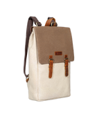 Gillario Gillario DESIGN02 15.6 Inch Bej Kanvas (Vizon Kapak) Laptop Sırt Çantası - Görünüm 2 #vizon