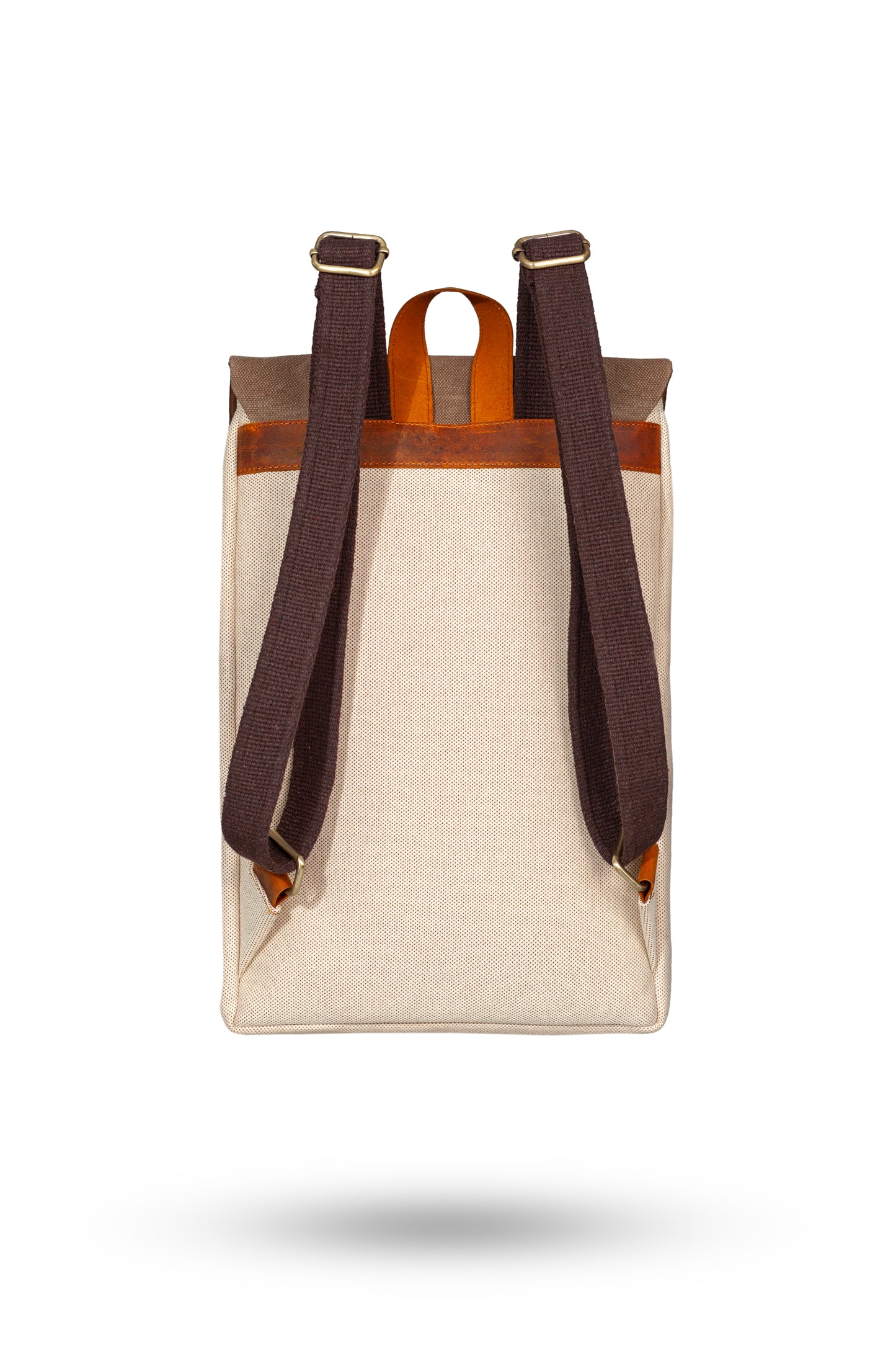 Gillario DESIGN02 15.6 Inch Bej Kanvas (Vizon Kapak) Laptop Sırt Çantası