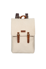 Gillario Gillario DESIGN02 15.6 Inch Bej Kanvas Laptop Sırt Çantası - Görünüm 1 