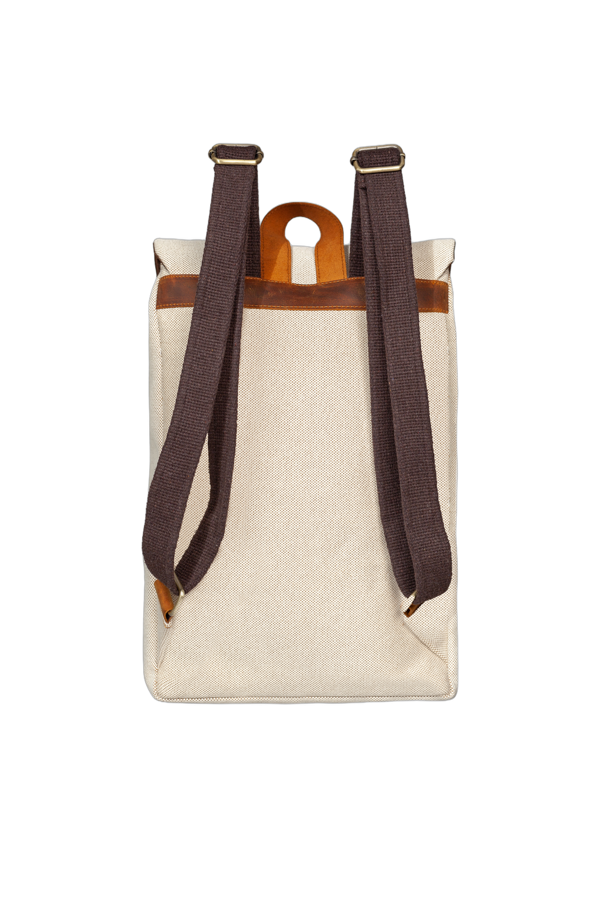 Gillario Gillario DESIGN02 15.6 Inch Bej Kanvas Laptop Sırt Çantası - Görünüm 3 #bej
