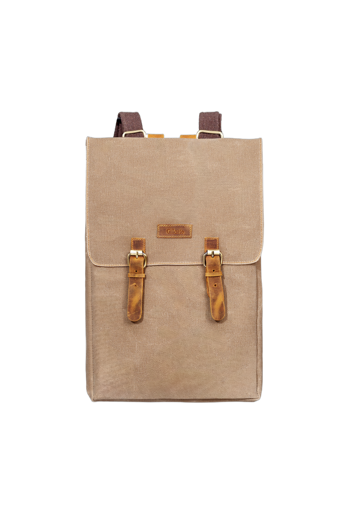 Gillario Gillario DESIGN02 15.6 Inch Vizon Kanvas Laptop Sırt Çantası - Görünüm 1 #vizon