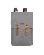 Gillario Gillario DESIGN02 15.6 Inch Gri Kanvas Laptop Sırt Çantası - Görünüm 1 #gri