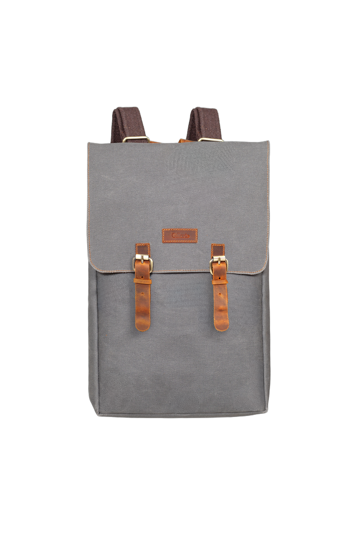 Gillario Gillario DESIGN02 15.6 Inch Gri Kanvas Laptop Sırt Çantası - Görünüm 1 