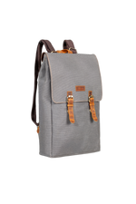Gillario Gillario DESIGN02 15.6 Inch Gri Kanvas Laptop Sırt Çantası - Görünüm 2 
